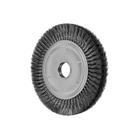 12 Knot Wheel Brush - Double Row - .012 CS Wire, 2 A.H.